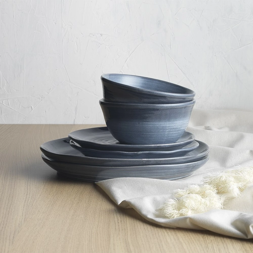 Ecology Ottawa 12 Piece Dinner Set Indigo 5 Ecology Ottawa 12 Piece Dinner Set Indigo - Image 5