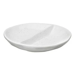 Ecology Speckle Salt & Pepper Pinch Dish Milk