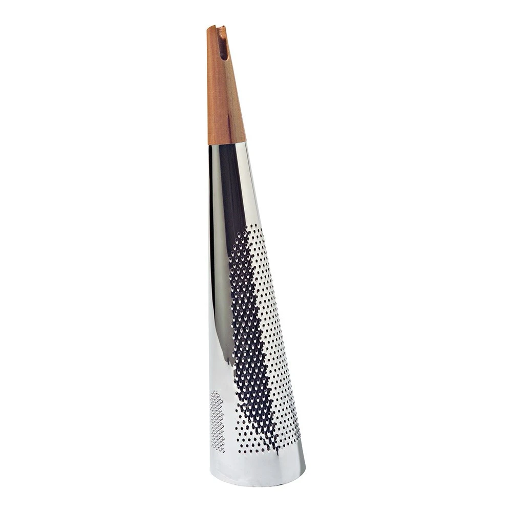 Alessi Todo Steel & Wood Grater 10 X 10 X 46cm 1 Alessi Todo Steel & Wood Grater 10 X 10 X 46cm