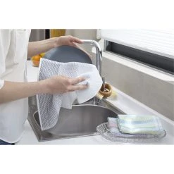Full Circle Tidy Dish Cloths Grey Set Of 3 5 Full Circle Tidy Dish Cloths Grey Set Of 3 -Breville Sales Store DKS 28875 3