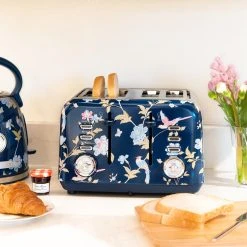 Laura Ashley 4 Slice Toaster Elveden Blue -Breville Sales Store GAF SBT583BS 5