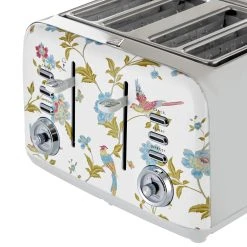 Laura Ashley 4 Slice Toaster Elveden White -Breville Sales Store GAF SBT583WS 3