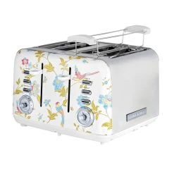 Laura Ashley 4 Slice Toaster Elveden White -Breville Sales Store GAF SBT583WS 4
