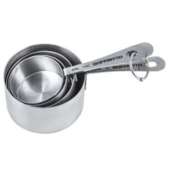 Soffritto A Series Stainless Steel Measuring Cup Set Of 4