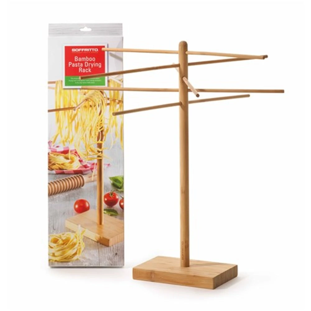 Soffritto Bamboo Pasta Drying Rack 2 Soffritto Bamboo Pasta Drying Rack - Image 2