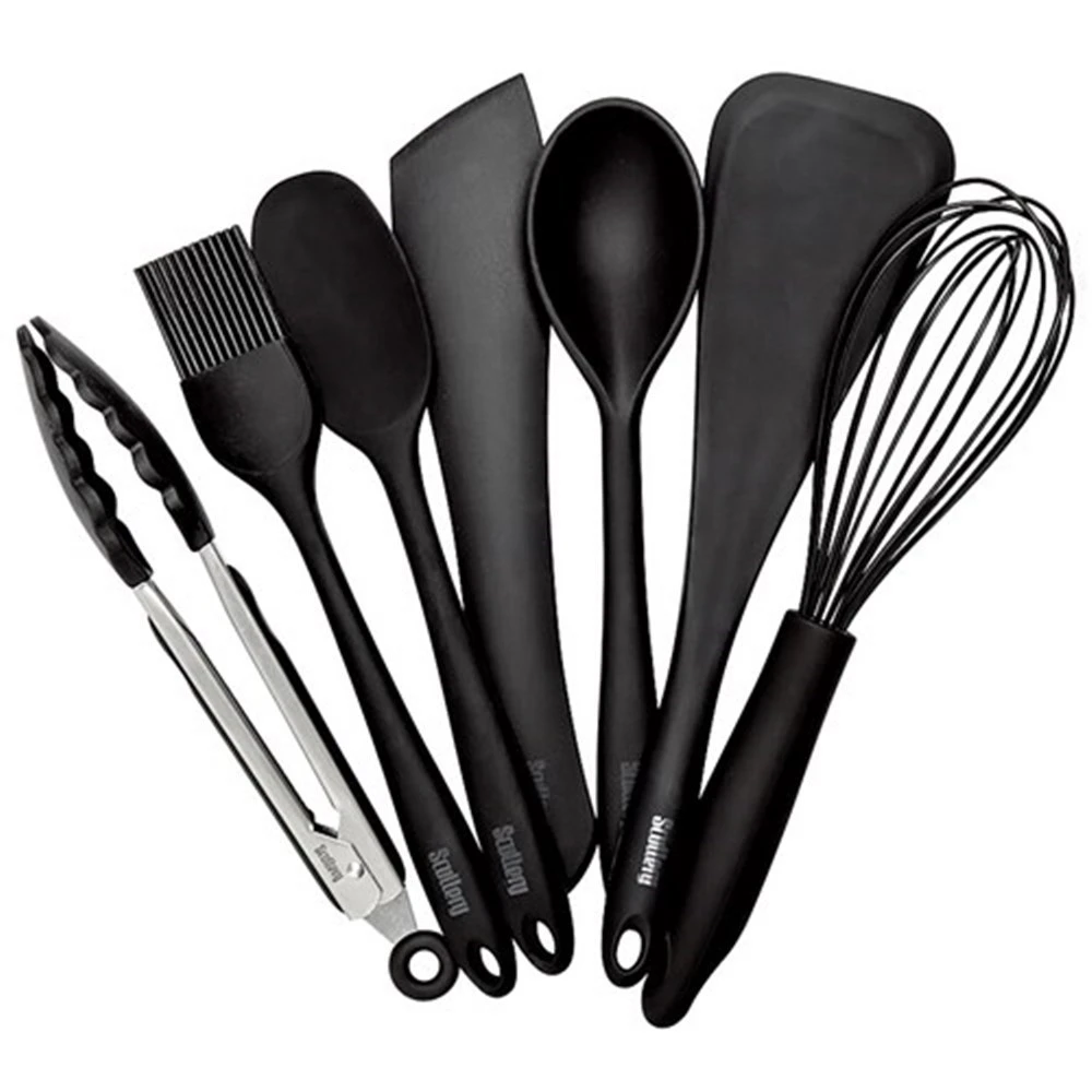 Scullery Kolori Silicone Black Whisk 2 Scullery Kolori Silicone Black Whisk - Image 2
