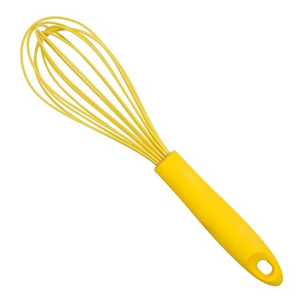 Scullery Kolori Silicone Yellow Whisk 1 Scullery Kolori Silicone Yellow Whisk