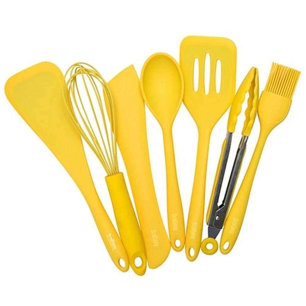 Scullery Kolori Silicone Yellow Whisk 2 Scullery Kolori Silicone Yellow Whisk - Image 2