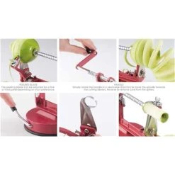 Scullery Essentials Red Apple Peeler -Breville Sales Store HIM 1027182 4