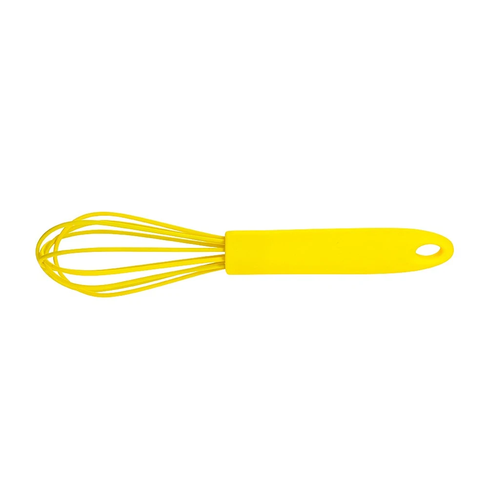 Scullery Kolori Mini Silicone Whisk 21cm Yellow 1 Scullery Kolori Mini Silicone Whisk 21cm Yellow