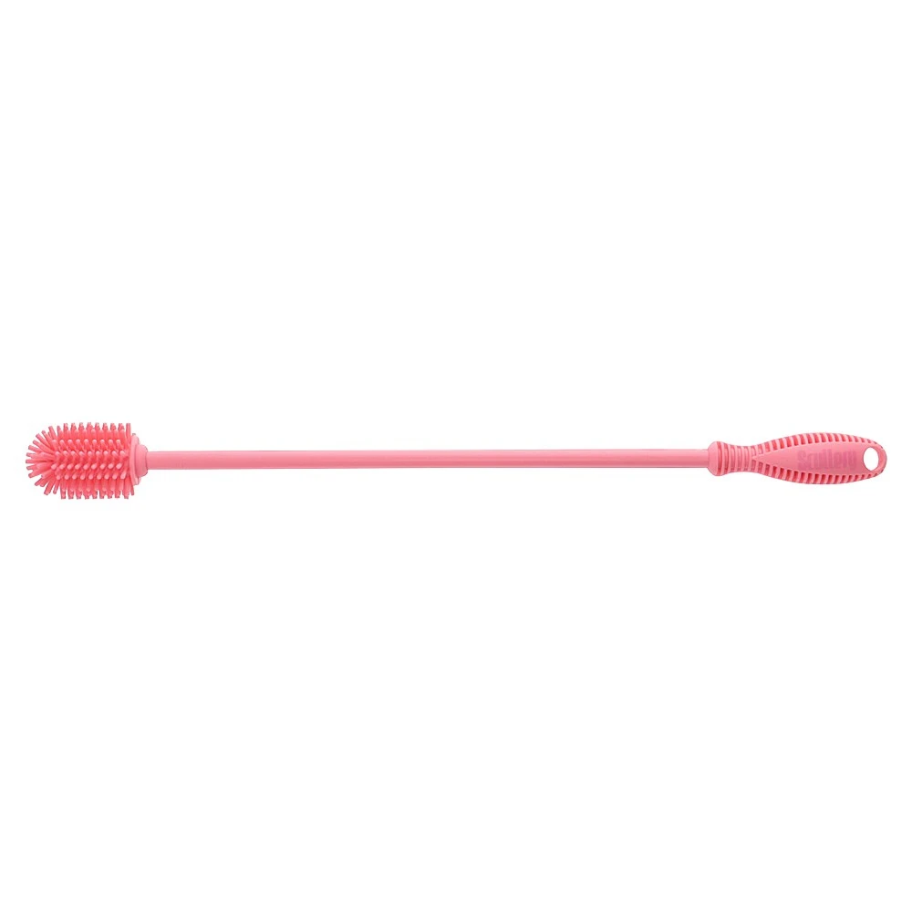 Scullery Kolori Silicone Bottle Brush 38cm Rose Pink 1 Scullery Kolori Silicone Bottle Brush 38cm Rose Pink