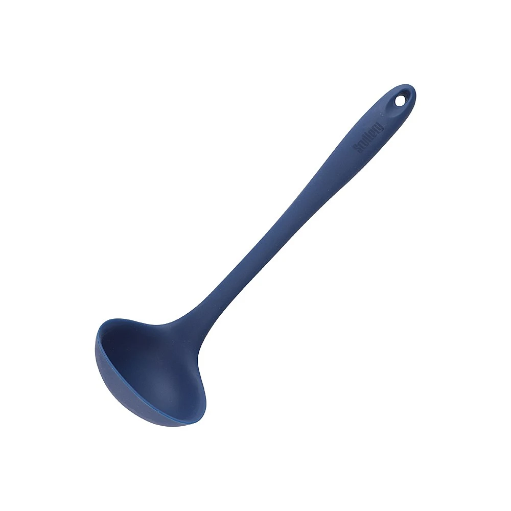 Scullery Kolori Silicone Ladle 27.5cm Navy 1 Scullery Kolori Silicone Ladle 27.5cm Navy