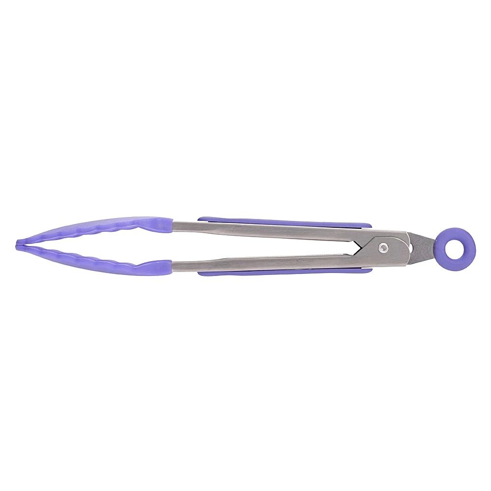 Scullery Kolori Silicone Tong 27cm Purple 1 Scullery Kolori Silicone Tong 27cm Purple
