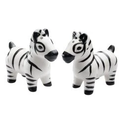 Ambrosia Novelty Salt & Pepper Shakers Zebra