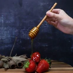 Soffritto Beech Wood Honey Dipper -Breville Sales Store HIM 1036192 3