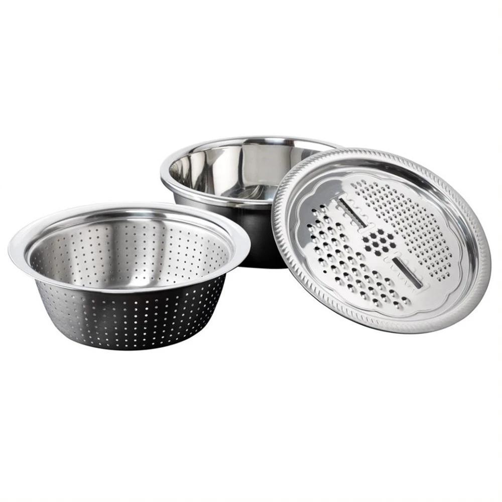 Soffritto A Series 3- Piece Grate Strain Prep Set 1 Soffritto A Series 3- Piece Grate Strain Prep Set