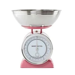 Soffritto Mechanical 5kg Kitchen Scale Pink