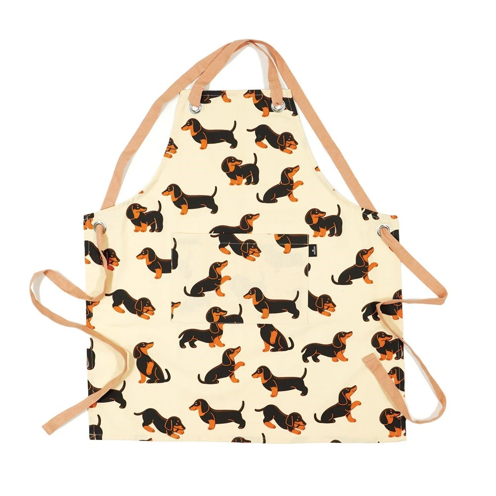 Ambrosia Cotton Apron Dachshund 2 Ambrosia Cotton Apron Dachshund - Image 2