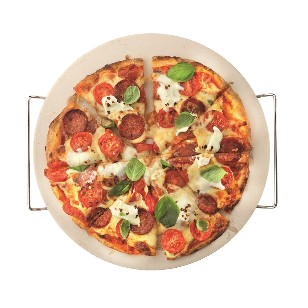 Soffritto Professional Flameproof 3 Piece Pizza Stone Set 2 Soffritto Professional Flameproof 3 Piece Pizza Stone Set - Image 2