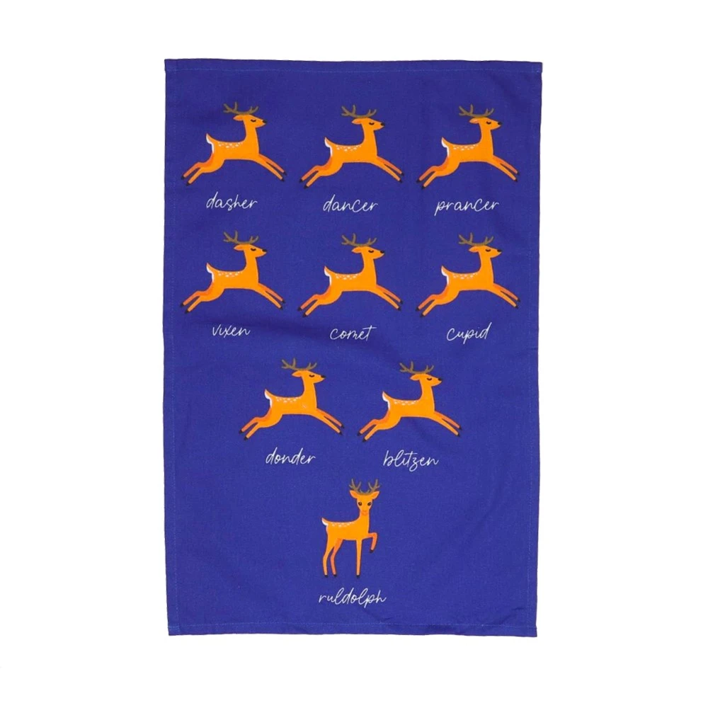 Ambrosia Santas Workshop III Tea Towel Assorted Design Dispatch 4 Ambrosia Santas Workshop III Tea Towel Assorted Design Dispatch - Image 4