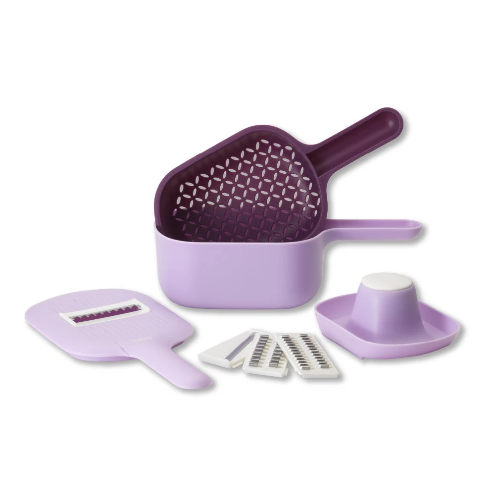Scullery Easy Slice Vegetable Cutter Purple 1 Scullery Easy Slice Vegetable Cutter Purple