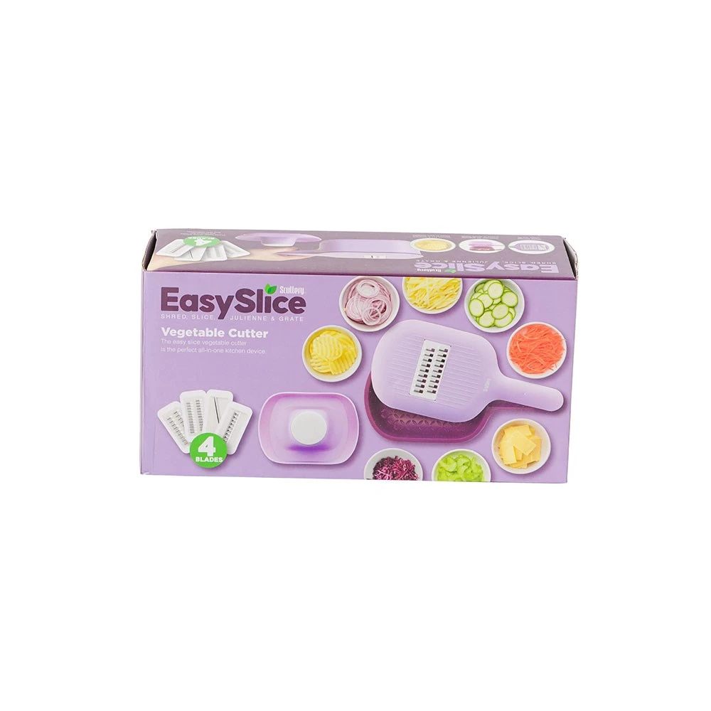 Scullery Easy Slice Vegetable Cutter Purple 2 Scullery Easy Slice Vegetable Cutter Purple - Image 2
