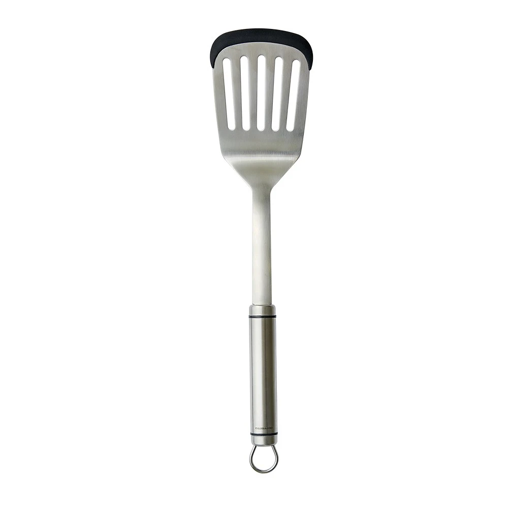 Soffritto A Series Stainless Steel Spatula With Silicone Rim 1 Soffritto A Series Stainless Steel Spatula With Silicone Rim