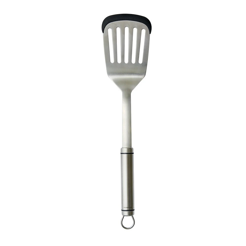 Soffritto A Series Stainless Steel Spatula With Silicone Rim 3 Soffritto A Series Stainless Steel Spatula With Silicone Rim - Image 3