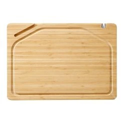 Scullery 3 In 1 Bamboo Board With Sharpener & Tech Holder 50cm