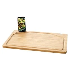 Scullery 3 In 1 Bamboo Board With Sharpener & Tech Holder 50cm -Breville Sales Store HIM 1040516 4