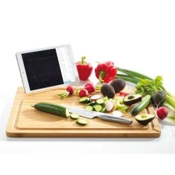 Scullery 3 In 1 Bamboo Board With Sharpener & Tech Holder 50cm -Breville Sales Store HIM 1040516 5