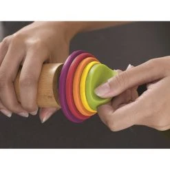Joseph Joseph Adjustable Rolling Pin With Measuring Rings Multicolour -Breville Sales Store IND JJ20085 4