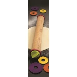 Joseph Joseph Adjustable Rolling Pin With Measuring Rings Multicolour -Breville Sales Store IND JJ20085 5