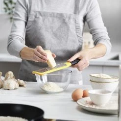 Joseph Joseph GripGrater Paddle Grater With Bowl Grip Coarse Yellow -Breville Sales Store JOS 20169 4