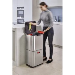 Joseph Joseph Totem Max Waste Separation Unit 60L Stainless Steel -Breville Sales Store JOS 30060 4