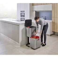 Joseph Joseph Totem Max Waste Separation Unit 60L Stainless Steel -Breville Sales Store JOS 30060 5