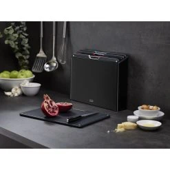 Joseph Joseph Folio Steel 4 Piece Chopping Board Set Carbon Black -Breville Sales Store JOS 60171 5