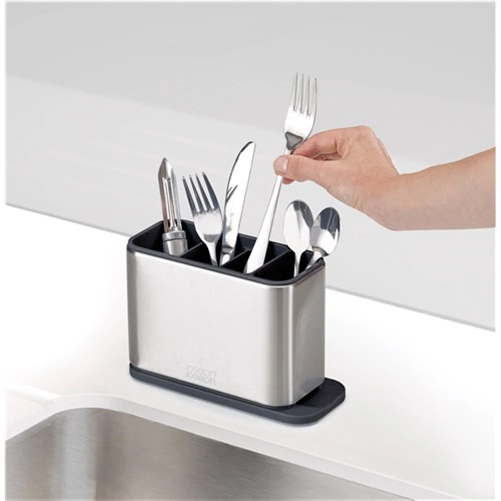 Joseph Joseph Surface Stainless Steel Cutlery Drainer 2 Joseph Joseph Surface Stainless Steel Cutlery Drainer - Image 2