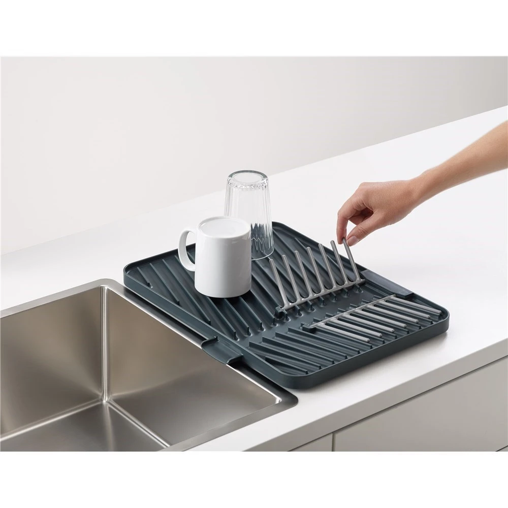 Joseph Joseph Flip-Up Draining Board Grey 2 Joseph Joseph Flip-Up Draining Board Grey - Image 2