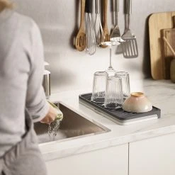 Joseph Joseph Tier Expandable Draining Mat Grey -Breville Sales Store JOS 85178 5