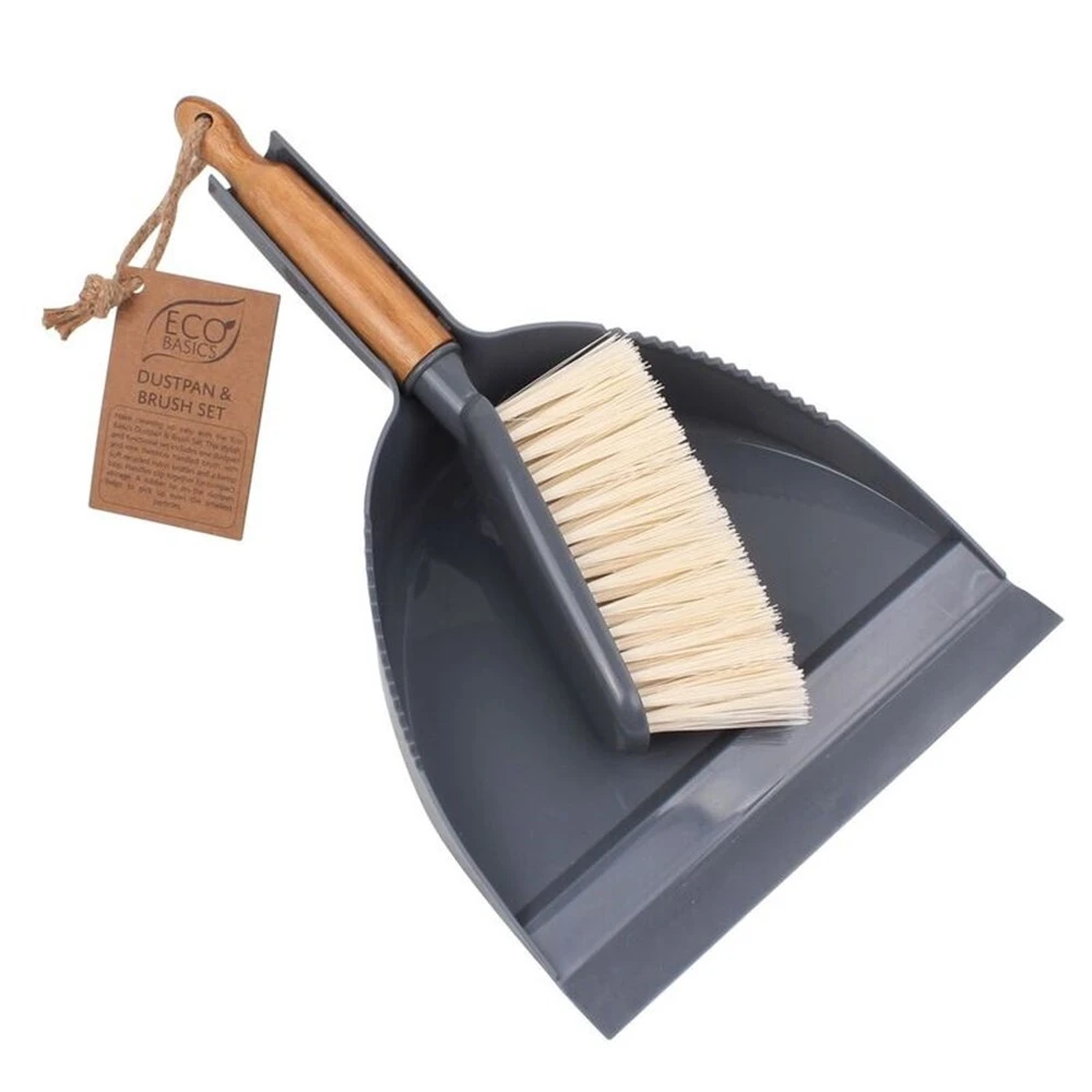 White Magic Eco Basics Dustpan & Brush Set 1 White Magic Eco Basics Dustpan & Brush Set