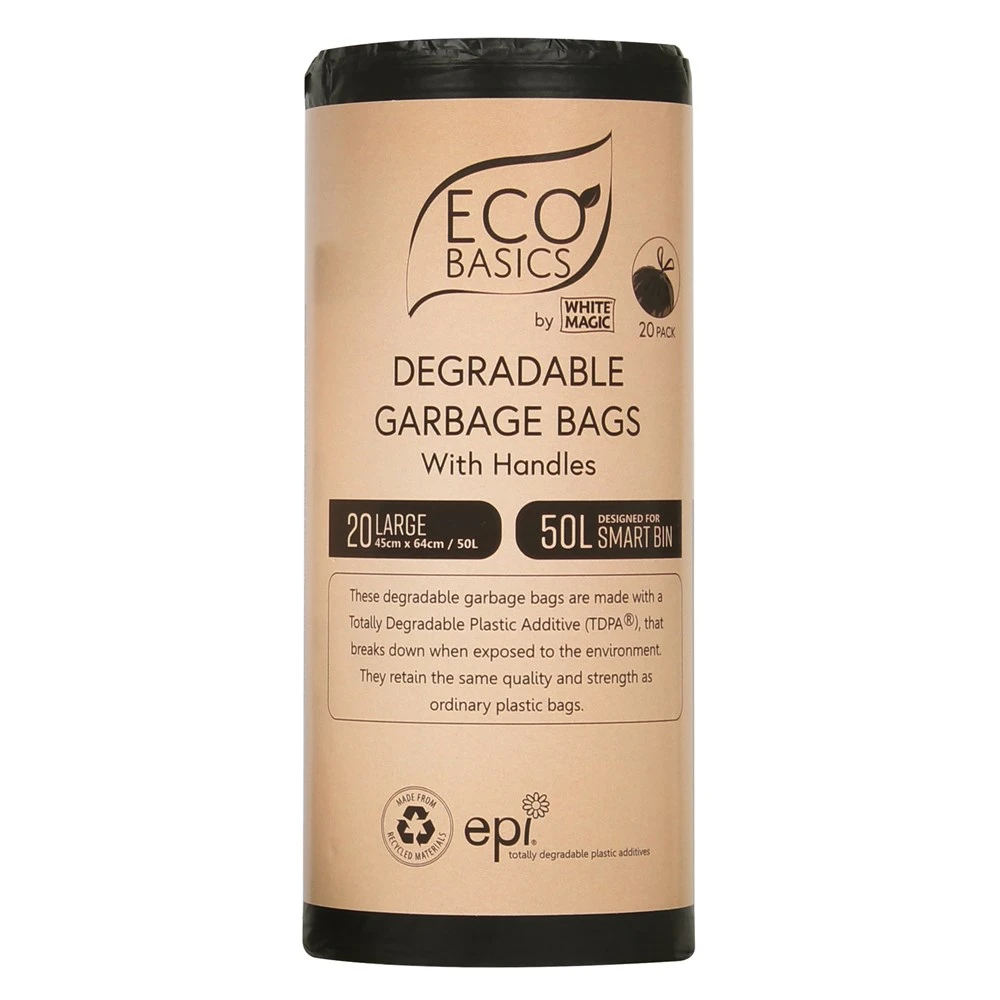 White Magic Eco Basics Garbage Bags Large 1 White Magic Eco Basics Garbage Bags Large