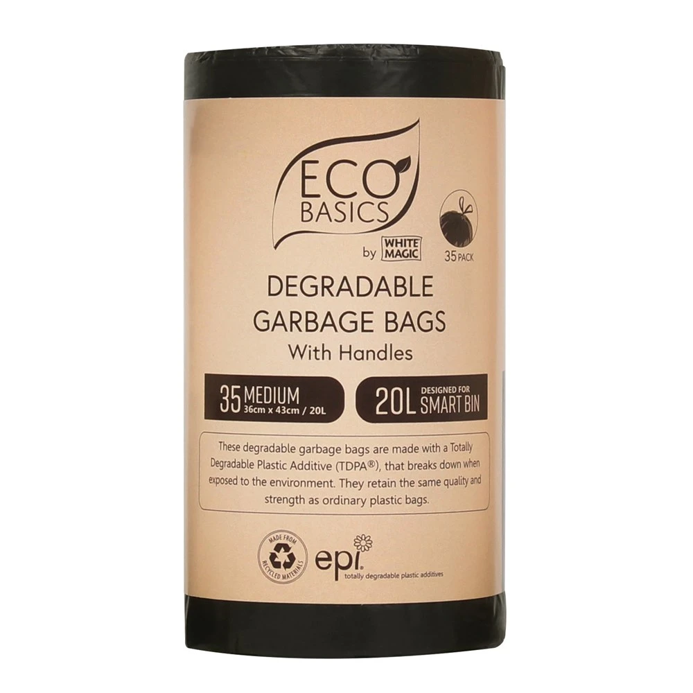 White Magic Eco Basics Garbage Bags Medium 1 White Magic Eco Basics Garbage Bags Medium