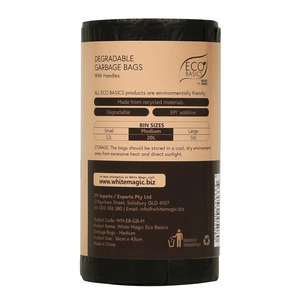 White Magic Eco Basics Garbage Bags Medium 2 White Magic Eco Basics Garbage Bags Medium - Image 2