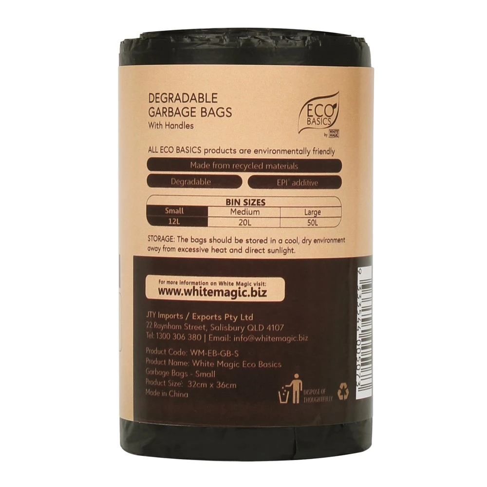 White Magic Eco Basics Garbage Bags Small 2 White Magic Eco Basics Garbage Bags Small - Image 2