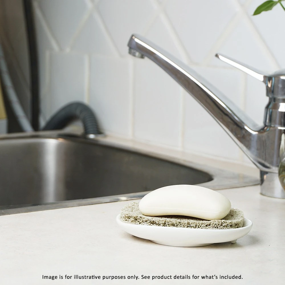 White Magic Soap Riser Pebble Grey 5 White Magic Soap Riser Pebble Grey - Image 5