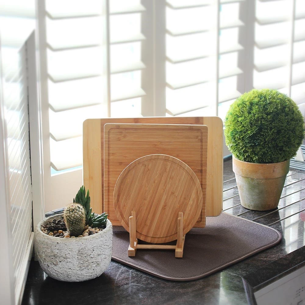 White Magic Eco Cloth Dish Drying Mat Charcoal Grey 3 White Magic Eco Cloth Dish Drying Mat Charcoal Grey - Image 3