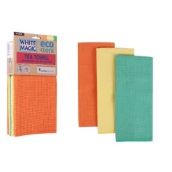 White Magic Set Of 3 Tea Towel Citrus