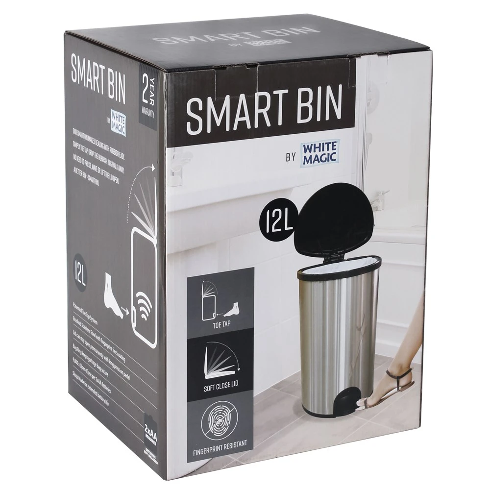 White Magic Smart Bin 12L 4 White Magic Smart Bin 12L - Image 4