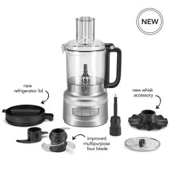 KitchenAid KFP0921 9-Cup Food Processor Contour Silver -Breville Sales Store KAA 5KFP0921ACU 3